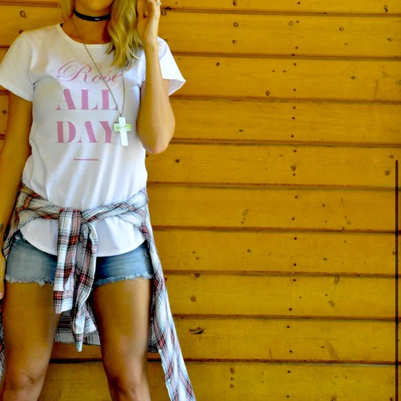 Rosé All Day Tee - Picture 1 of 2